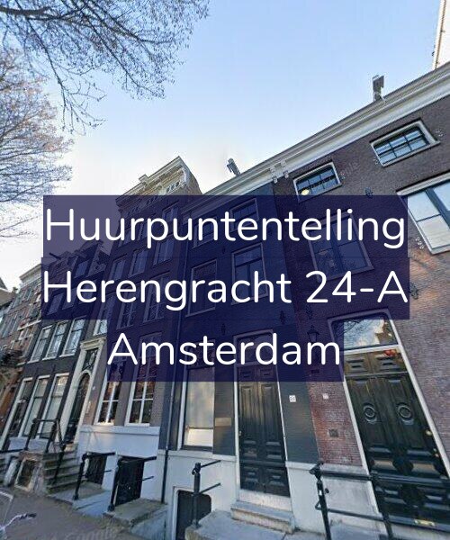 Foto gevel Huurpuntentelling voor Herengracht 24-A, Amsterdam