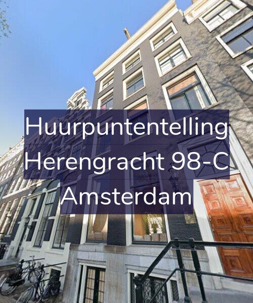 Foto gevel Huurpuntentelling voor Herengracht 98-C, Amsterdam