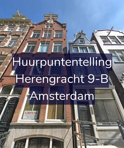 Foto gevel Huurpuntentelling voor Herengracht 9-B, Amsterdam