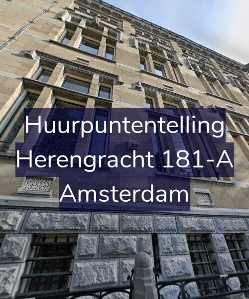 Foto gevel Huurpuntentelling voor Herengracht 181-A, Amsterdam