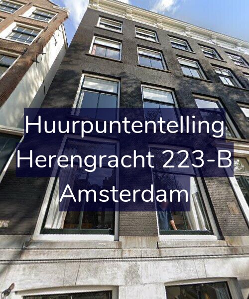 Foto gevel Huurpuntentelling voor Herengracht 223-B, Amsterdam