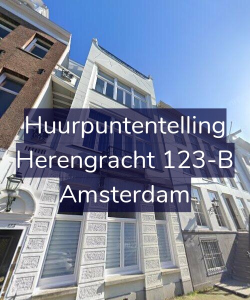 Foto gevel Huurpuntentelling voor Herengracht 123-B, Amsterdam