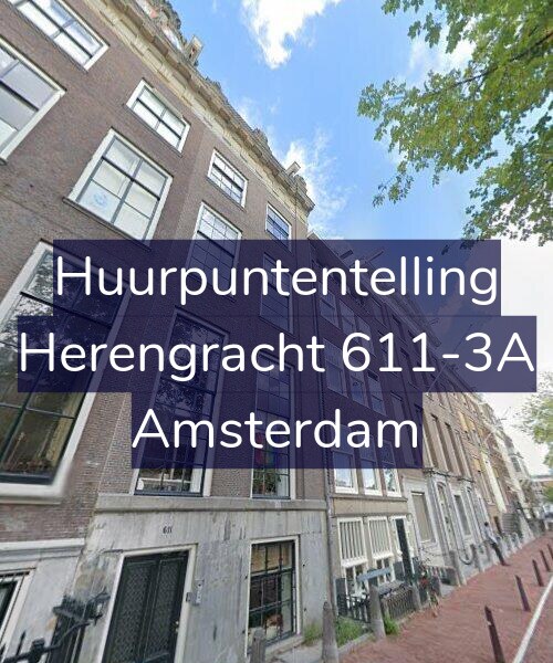 Foto gevel Huurpuntentelling voor Herengracht 611-3A, Amsterdam