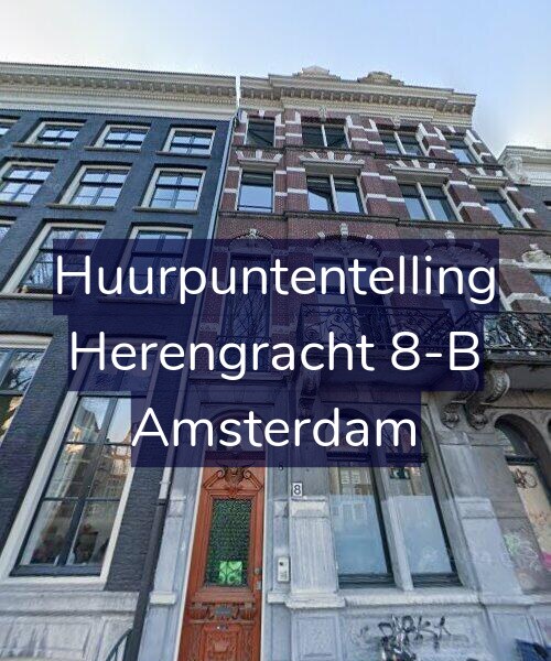 Foto gevel Huurpuntentelling voor Herengracht 8-B, Amsterdam