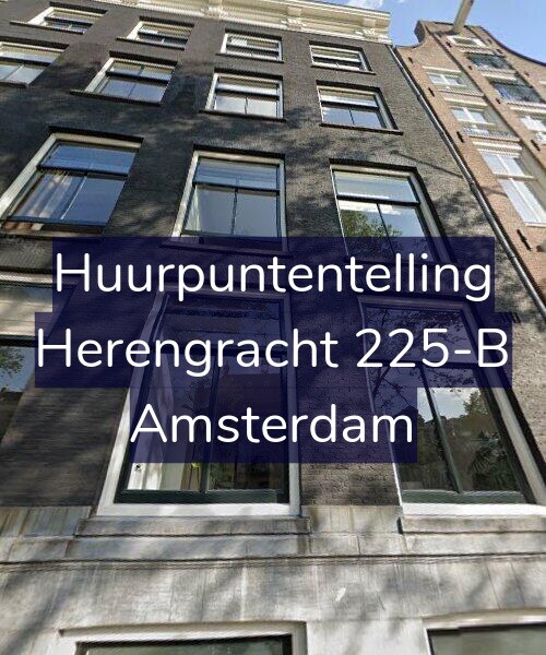 Foto gevel Huurpuntentelling voor Herengracht 225-B, Amsterdam