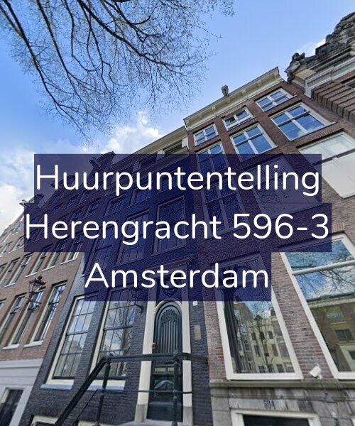 Foto gevel Huurpuntentelling voor Herengracht 596-3, Amsterdam