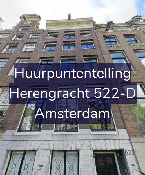 Foto gevel Huurpuntentelling voor Herengracht 522-D, Amsterdam