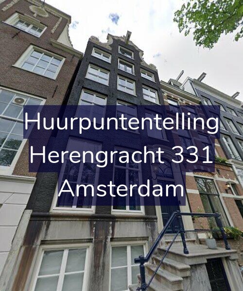 Foto gevel Huurpuntentelling voor Herengracht 331, Amsterdam