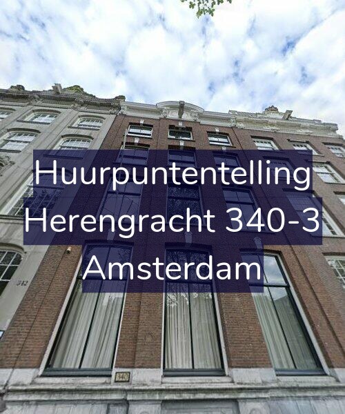 Foto gevel Huurpuntentelling voor Herengracht 340-3, Amsterdam