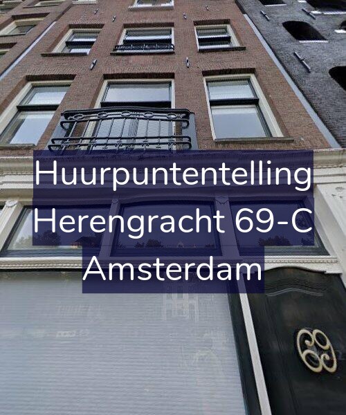 Foto gevel Huurpuntentelling voor Herengracht 69-C, Amsterdam
