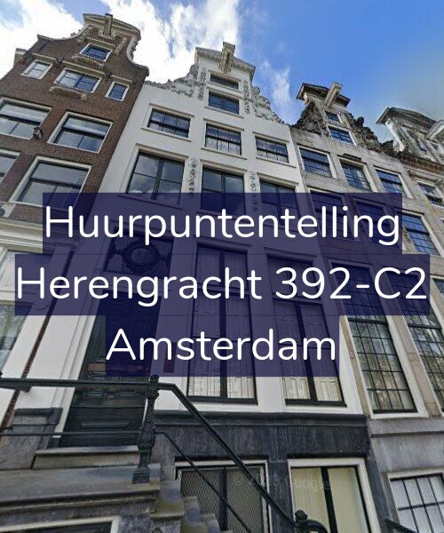Foto gevel Huurpuntentelling voor Herengracht 392-C2, Amsterdam