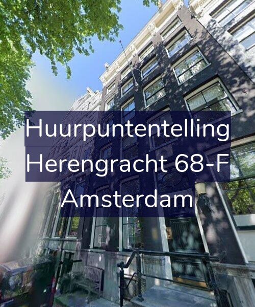 Foto gevel Huurpuntentelling voor Herengracht 68-F, Amsterdam