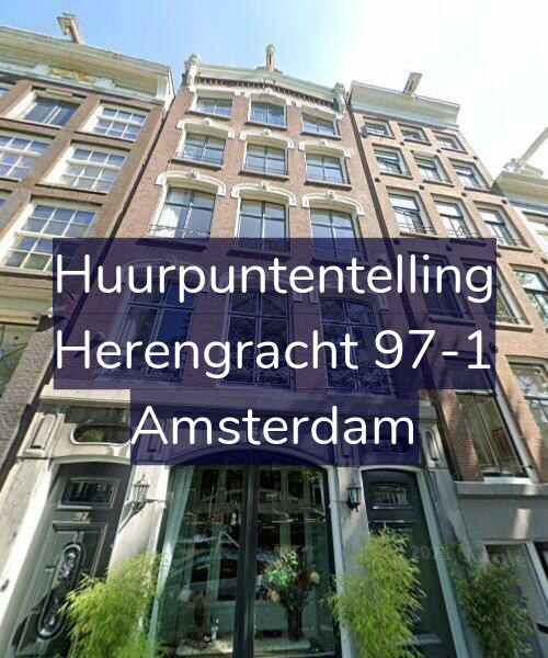 Foto gevel Huurpuntentelling voor Herengracht 97-1, Amsterdam