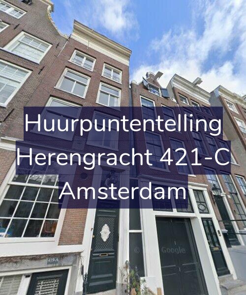 Foto gevel Huurpuntentelling voor Herengracht 421-A, Amsterdam