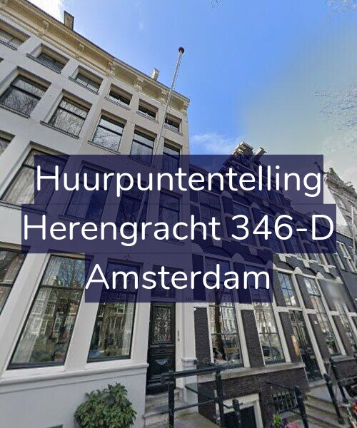 Foto gevel Huurpuntentelling voor Herengracht 346-D, Amsterdam