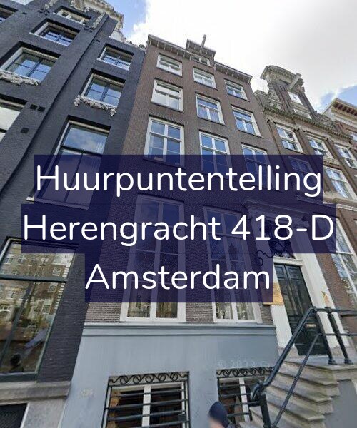 Foto gevel Huurpuntentelling voor Herengracht 418-D, Amsterdam