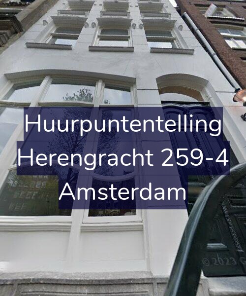 Foto gevel Huurpuntentelling voor Herengracht 259-4, Amsterdam