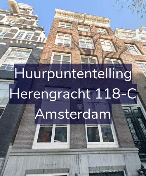 Foto gevel Huurpuntentelling voor Herengracht 118-C, Amsterdam