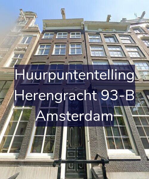 Foto gevel Huurpuntentelling voor Herengracht 93-B, Amsterdam