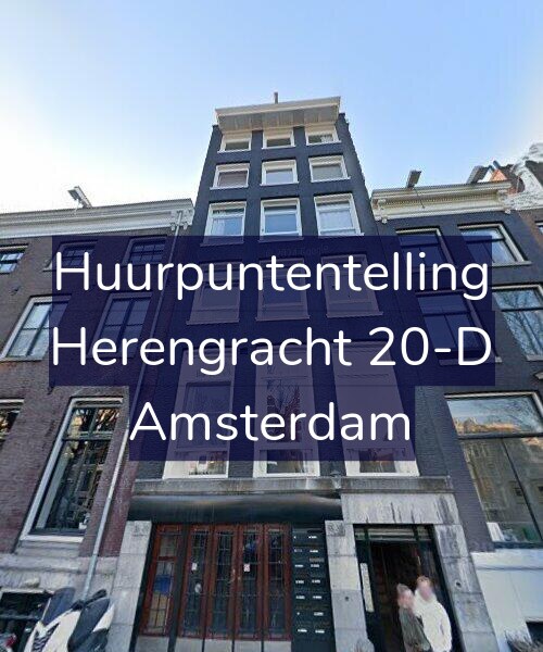 Foto gevel Huurpuntentelling voor Herengracht 20-D, Amsterdam