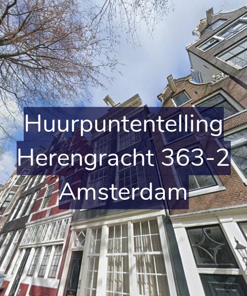 Foto gevel Huurpuntentelling voor Herengracht 363-2, Amsterdam