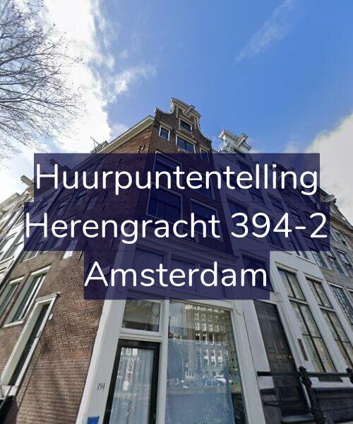 Foto gevel Huurpuntentelling voor Herengracht 394-2, Amsterdam