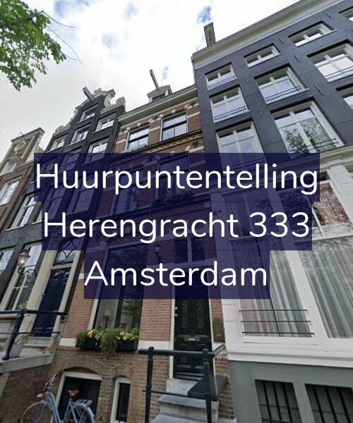 Foto gevel Huurpuntentelling voor Herengracht 333, Amsterdam
