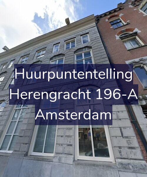 Foto gevel Huurpuntentelling voor Herengracht 196-A, Amsterdam