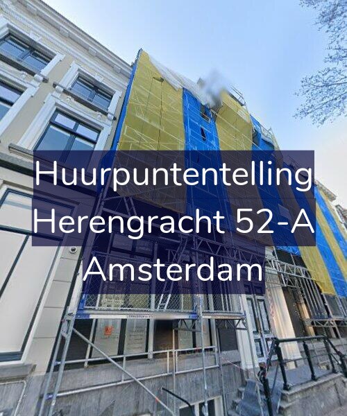 Foto gevel Huurpuntentelling voor Herengracht 52-A, Amsterdam