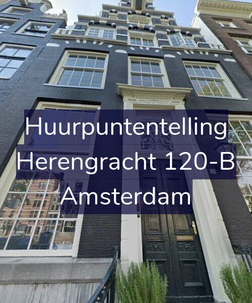 Foto gevel Huurpuntentelling voor Herengracht 120-B, Amsterdam