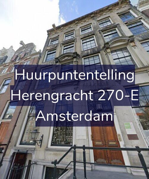 Foto gevel Huurpuntentelling voor Herengracht 270-E, Amsterdam