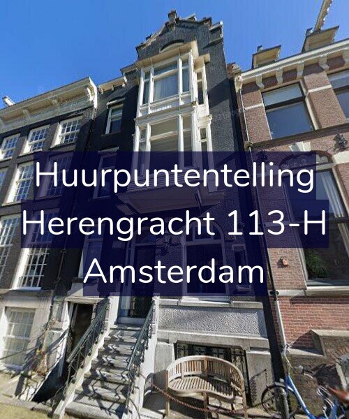 Foto gevel Huurpuntentelling voor Herengracht 113-H, Amsterdam
