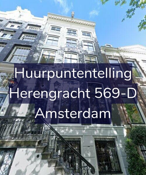 Foto gevel Huurpuntentelling voor Herengracht 569-D, Amsterdam