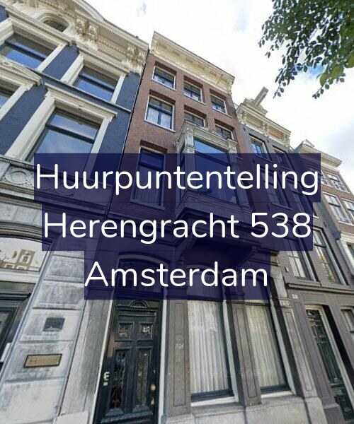 Foto gevel Huurpuntentelling voor Herengracht 538, Amsterdam