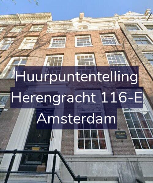 Foto gevel Huurpuntentelling voor Herengracht 116-E, Amsterdam