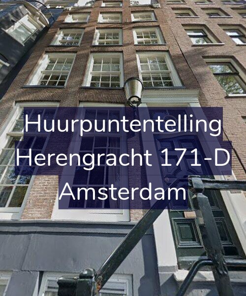 Foto gevel Huurpuntentelling voor Herengracht 171-D, Amsterdam