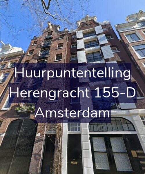 Foto gevel Huurpuntentelling voor Herengracht 155-D, Amsterdam