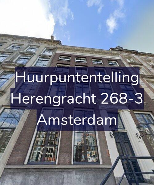 Foto gevel Huurpuntentelling voor Herengracht 268-3, Amsterdam