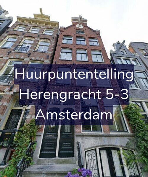 Foto gevel Huurpuntentelling voor Herengracht 5-3, Amsterdam