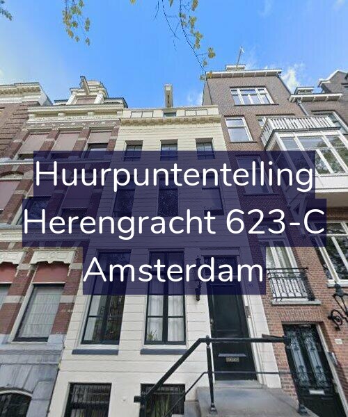 Foto gevel Huurpuntentelling voor Herengracht 623-C, Amsterdam
