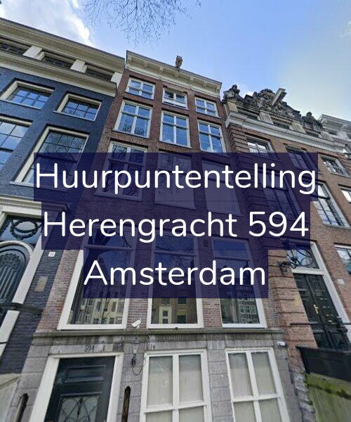 Foto gevel Huurpuntentelling voor Herengracht 594, Amsterdam