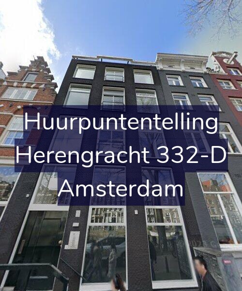 Foto gevel Huurpuntentelling voor Herengracht 332-D, Amsterdam