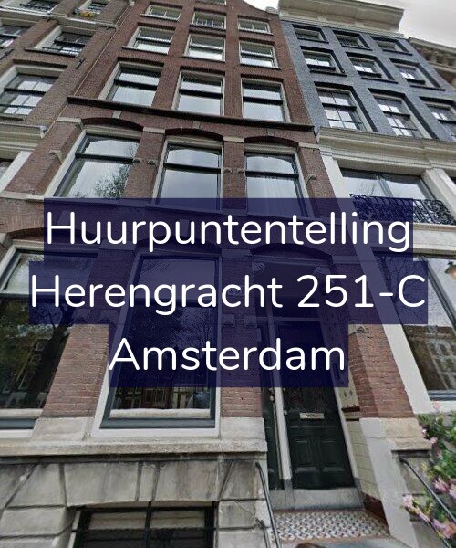 Foto gevel Huurpuntentelling voor Herengracht 251-C, Amsterdam