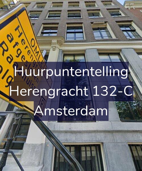 Foto gevel Huurpuntentelling voor Herengracht 132-C, Amsterdam
