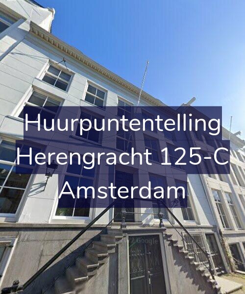 Foto gevel Huurpuntentelling voor Herengracht 125-C, Amsterdam