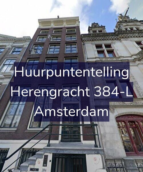 Foto gevel Huurpuntentelling voor Herengracht 384-L, Amsterdam