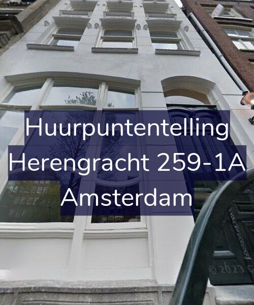 Foto gevel Huurpuntentelling voor Herengracht 259-1A, Amsterdam