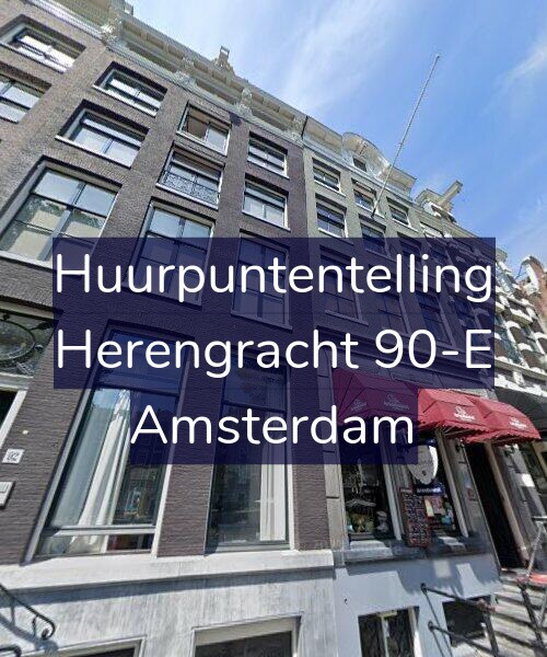 Foto gevel Huurpuntentelling voor Herengracht 90-E, Amsterdam