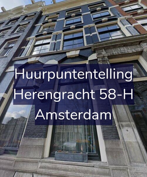 Foto gevel Huurpuntentelling voor Herengracht 58-H, Amsterdam
