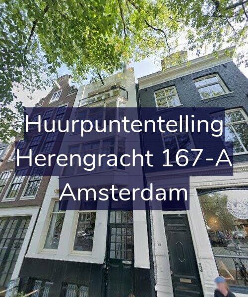 Foto gevel Huurpuntentelling voor Herengracht 167-A, Amsterdam